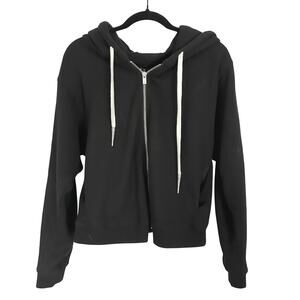 The Kooples Sport “Stay Different” Embroidered Zip Up Hoodie Sport Stripe M/L